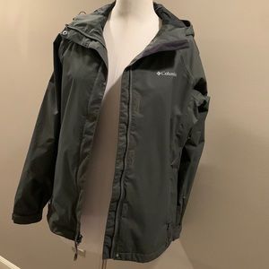 Army Green Columbia rain jacket